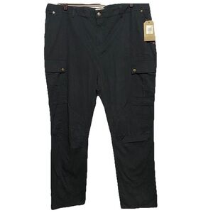 Frye & Co. Cargo Pants Mens Big & Tall 44X32 Black NWT Tactical